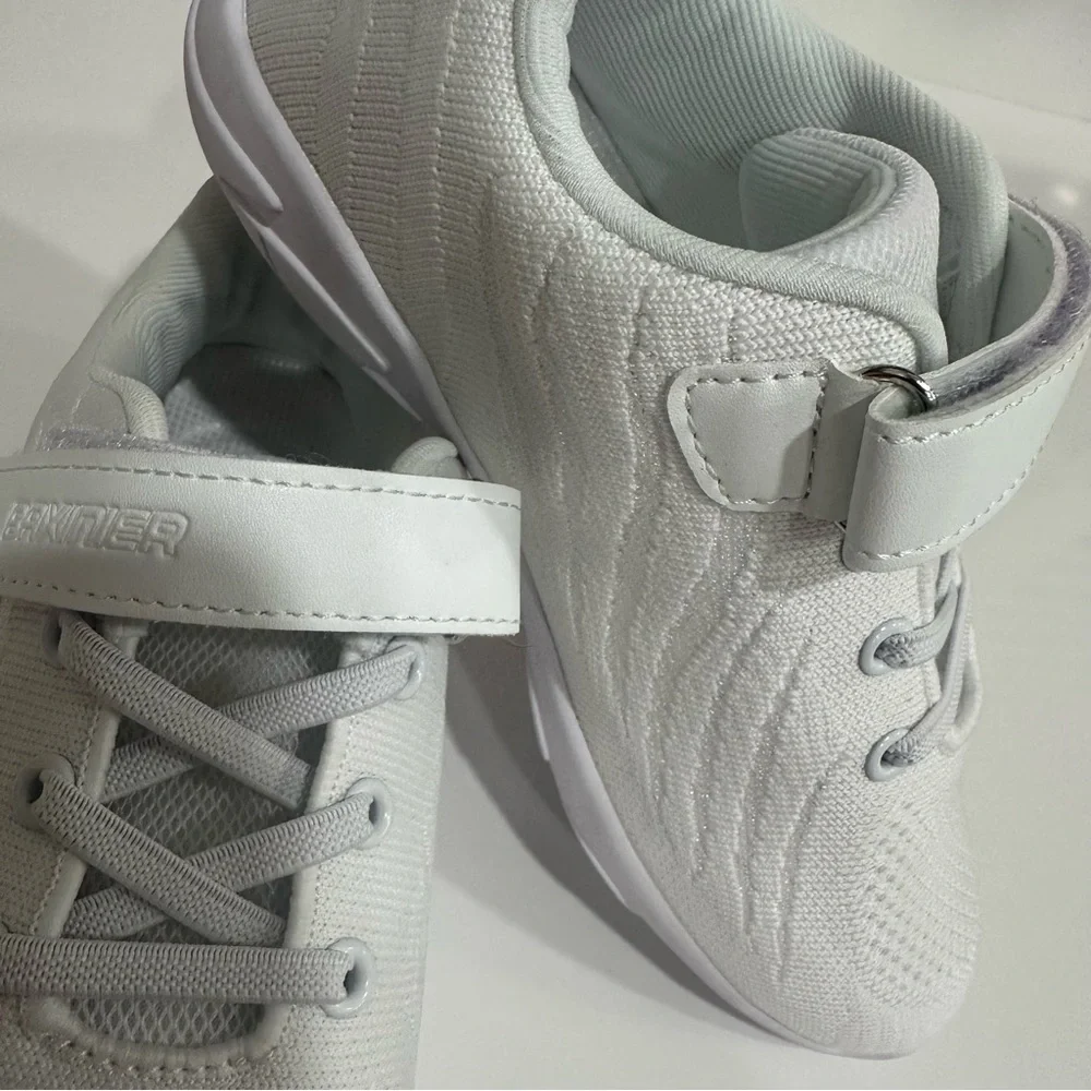 Baxinier White Cheerleading Shoes Girls Size 35 / US 3.5 Mesh Cheer Sneakers